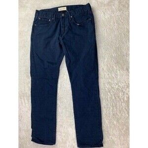 Gap Size 31x30 Mens Jeans Slim Indigo Blue Stretch (Actual Inseam Is 28.5)